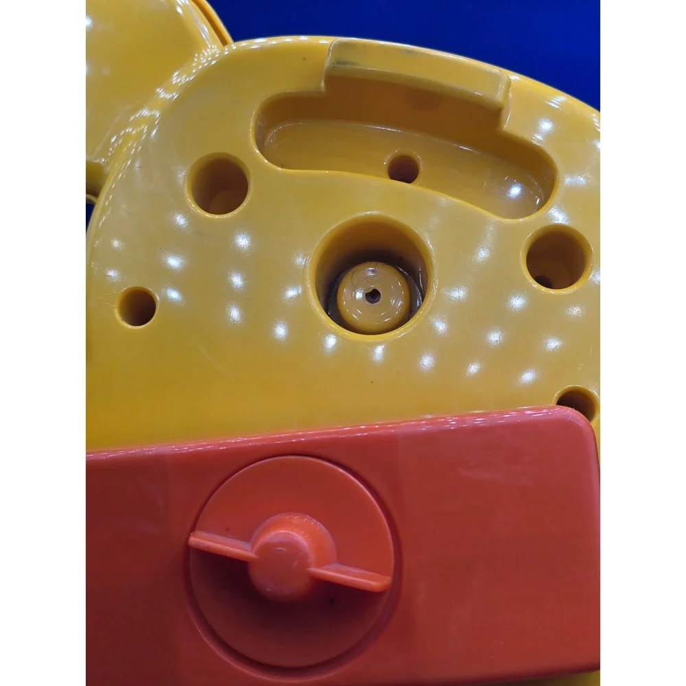 Matchbox Activity Bear Yellow Vintage 1982 Sensory Busy Board Crib Toy Nursery